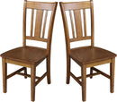 International Concepts San Remo Pecan Parawood Dining Chair