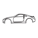 2005 350Z Metal Car Wall Art - NC0319
