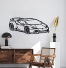 2005 Huracan Perspective Metal Car Wall Art - NC1167