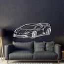 2005 Huracan Perspective Metal Car Wall Art - NC1167