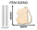 Unfinished Wood Backpack Shape - Craft - up to 46" DIY