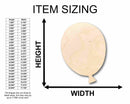 Unfinished Wood Balloon Silhouette - Craft- up to 46" DIY