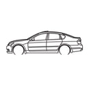 2006 Fuga Metal Car Wall Art - NC0331