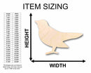 Unfinished Wood Barn Swallow Bird Silhouette - Craft- up to 46" DIY
