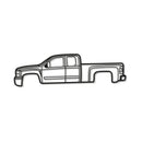 2007 Silverado 2500HD Metal Car Wall Art - MT0351