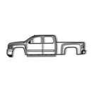 2007 Silverado 1500 2nd Gen Metal Car Wall Art - NC0350