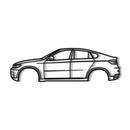 2008 X6 E71 1st Gen Metal Car Wall Art - NC0378