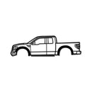 2010 F-150 SVT Raptor 1st Gen Metal Car Wall Art - MT0401