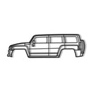 2010 H3 Metal Car Wall Art - NC0406