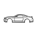2011 Mustang Metal Car Wall Art - MT0420