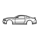 2011 Mustang Metal Car Wall Art - NC0420