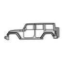 2012 Wrangler Rubicon Metal Car Wall Art - NC0478