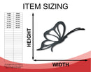 Metal Flying Butterfly Wall Art - 20 Color Options