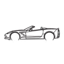 2014 Corvette C7 Cabrio Metal Car Wall Art - NC0500
