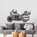 2014 Voyager 1700BE Metal Motorcycle Wall Art - MT1404