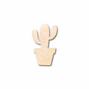 Unfinished Wood Cactus in Pot Silhouette - Craft- up to 46" DIY