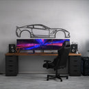 2015 Corvette Z51 Metal Car Wall Art - NC526