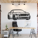 2015 Mustang GT Perspective Metal Car Wall Art - NC1268
