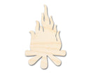Unfinished Wood Bonfire Shape - Camping Craft - up to 46" DIY
