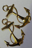 2-Mini brass decorative lighthouse anchors
