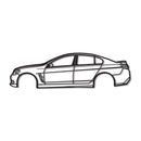 2017 Commodore SSV Metal Car Wall Art - NC0585