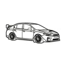 2017 Impreza WRX STI Perspective Metal Car Wall Art - MT1289