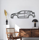2018 C-HR 1st gen (AX10) Metal Car Wall Art - MT0614