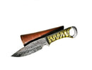 Damascus Steel Fixed Blade EDC TD-228