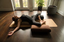 Yoga Bolster - Rectangle or Round or Pranayama shape Premium Professional Firm Studio Quality for Enhanced Yoga Practice