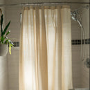 Cotton Shower Curtain – White or Natural, Bath, Tub + Stall Sizes