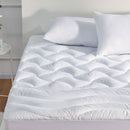 Premium Zoned Cooling Mattress Pad - White