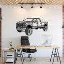 2020 F-250 Superduty Perspective Metal Car Wall Art - NC1160