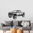 2020 F-250 Superduty Perspective Metal Car Wall Art - NC1160