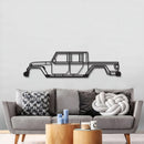 2020 Gladiator JT Metal Car Wall Art  - MT0708