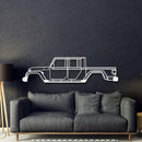 2020 Gladiator JT Metal Car Wall Art - MT0708