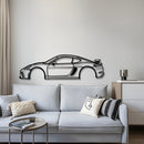 Cayman 981 GT4 Metal Car Wall Art - MT0696