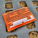 Storage Pocket Patch:  Emergency Comms with Radio Frequency/Channel and Telephone Contact Numbers, ICE Card