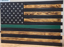 Deluxe 3 Compartment Gun Concealment Case (Traditional American Flag Designs)