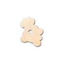 Unfinished Wood Dog Paw Heart Bone Shape - Craft - up to 46" DIY