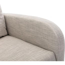 High Back Rocking Chair Nursery Chair .Comfortable Rocker Fabric Padded Seat .Modern High Back Armchair