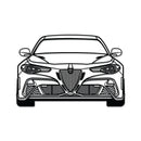 2021 Guilia GTA M Metal Car Wall Art - NC0751