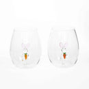 3D Easter Bunny Jar & Wine Glass Collection