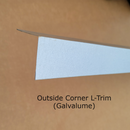 Trim Pieces: L–Trim Interior & Exterior Corners & Z-Trim