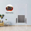 Portable Full Size Grey Infrared Sauna tent"ersonal Home Spa, with Infrared Panels, Heating Foot Pad, Controller, Foldable Chair, Reading light. Easy to Install. Fast heating, with FCC Certification