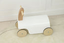 Wooden Ride-On Walker Toy for Toddlers | Push & Ride Balance Toy with Wheels