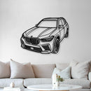 2022 X5 M Perspective Metal Car Wall Art - NC1240