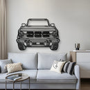 2022 Bronco Front View Metal Car Wall Art - MT1352