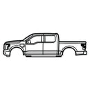 2022 F-150 Lightning Metal Car Wall Art - NC0780
