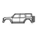 2022 Bronco Raptor Metal Car Wall Art - NC0776