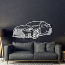 2022 RC F Perspective Metal Car Wall Art - NC1168